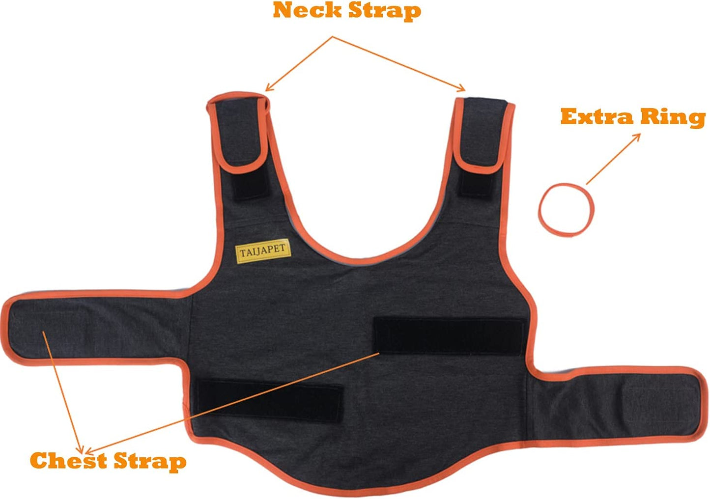 Dog Anxiety Vest Anxiety Jacket for Dogs Comfort Vest for Dog Pet Anxiety Relief Shirt Thunder Jacket Shirt for Small Dogs